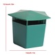 Fokelyi, habitat pentru melci, plastic, verde