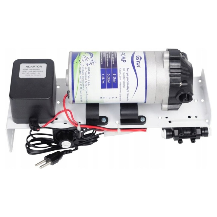 Pompa electrica de presiune completa pentru sisteme RO (osmoza inversa) USTM ROPOMP