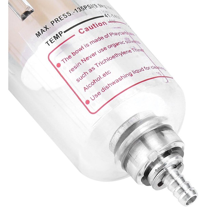Regulator presiune aer, filtru compresor, aluminiu plastic, 1/4", 0-1MPa, 12.7mm