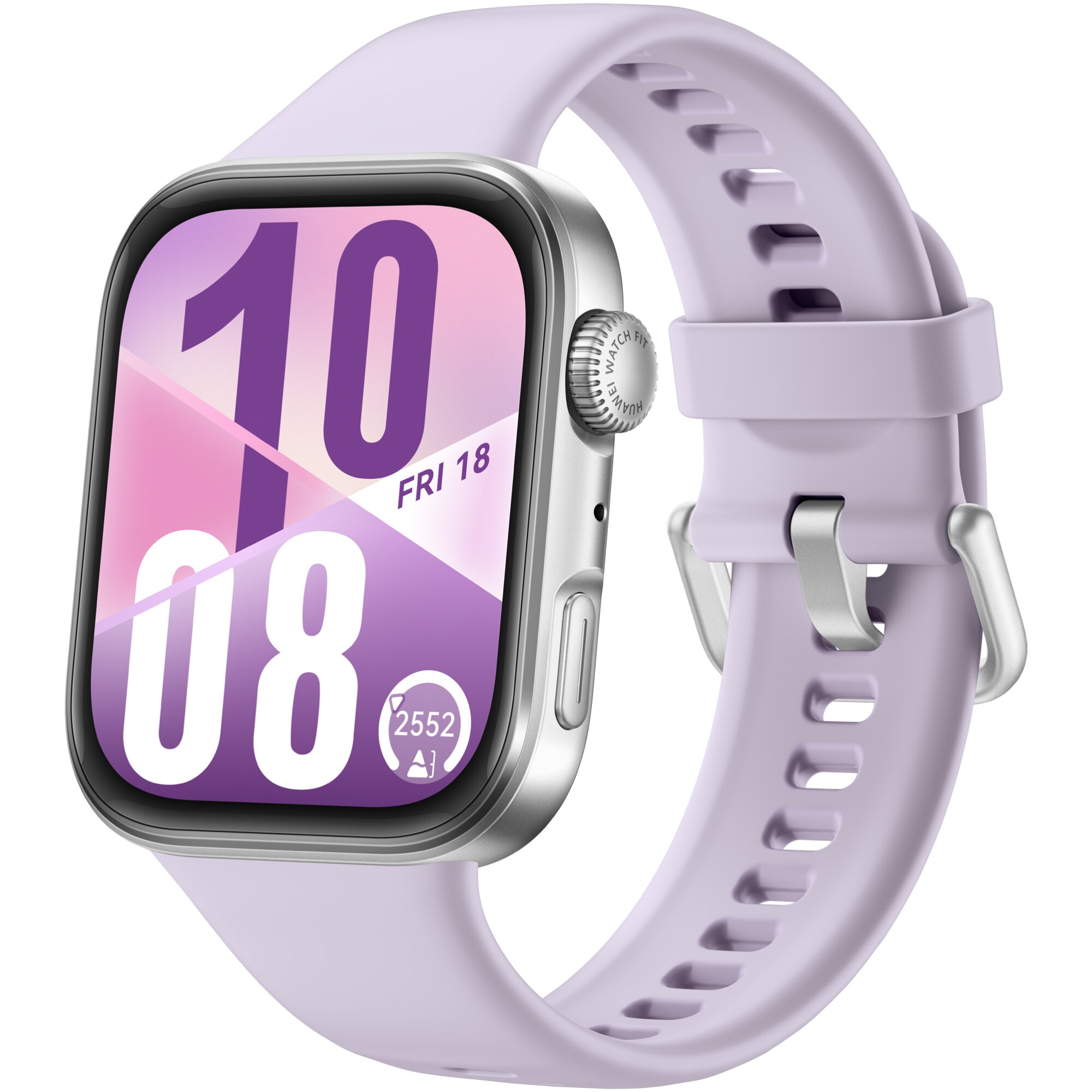 Smartwatch HUAWEI Watch Fit 4, Silver Body with Purple