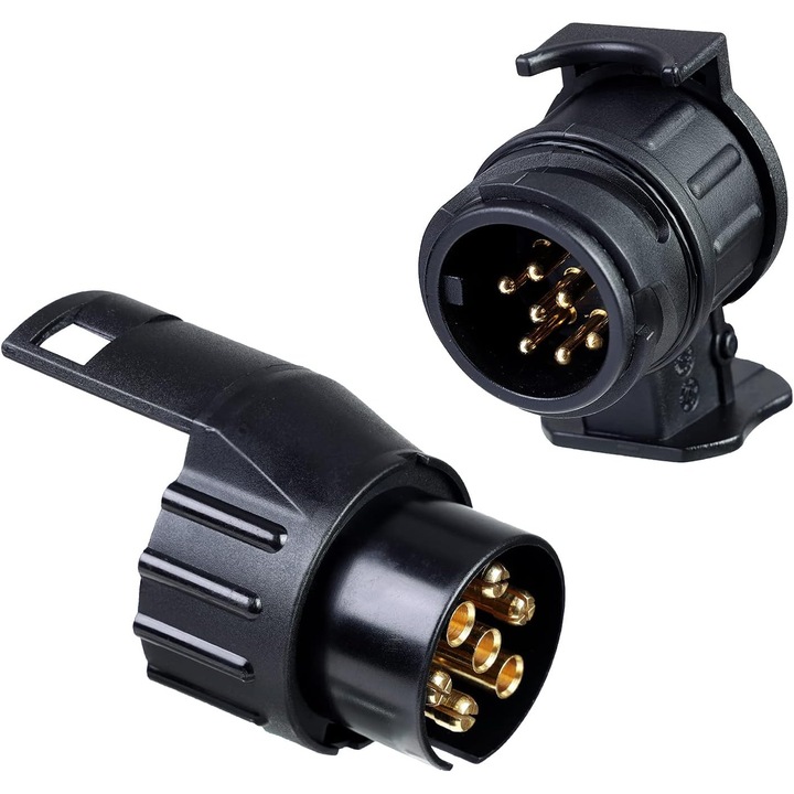 Adaptor remorca 7 pini la 13 pini, 12V, rezistent la apa, universal