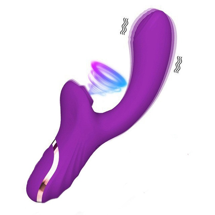 Mimimo vibrátor, lila, 10 rezgési mód, szilikon anyagból, újratölthető