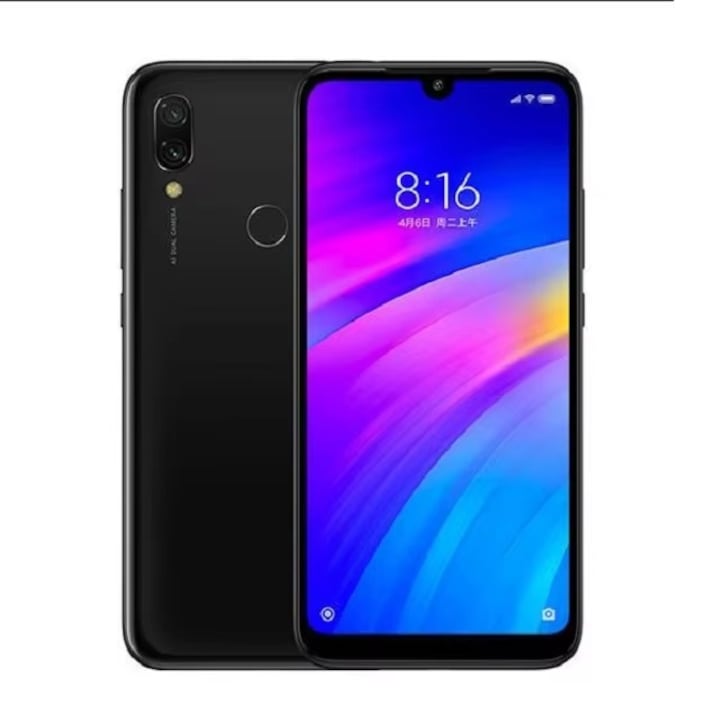Smartphone Xiaomi Redmi 7, 4 RAM 64 ROM, Snapdragon 632, Baterie 4000 mAh, Negru