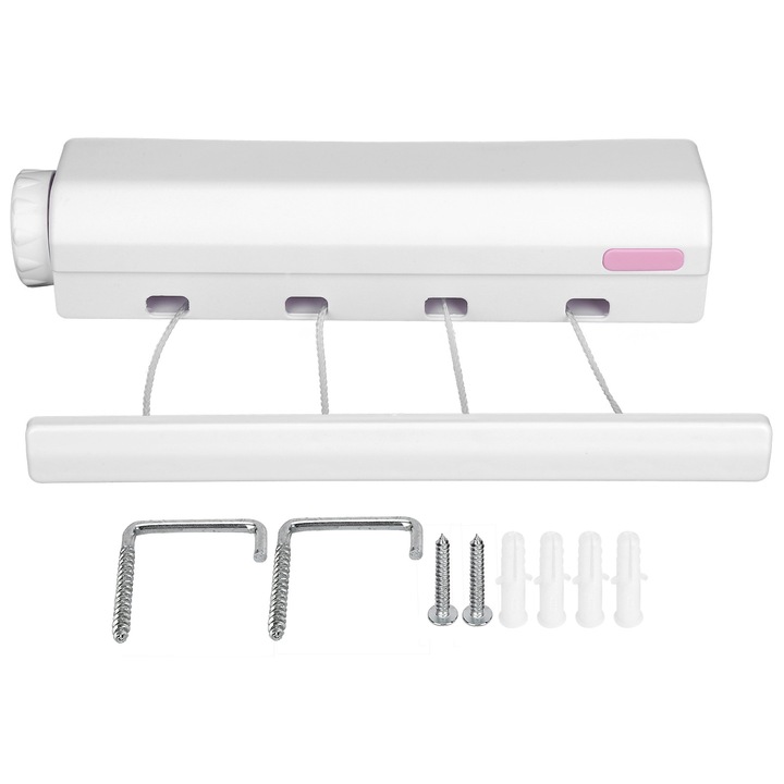 Szárítógép, fehér, műanyag, modern