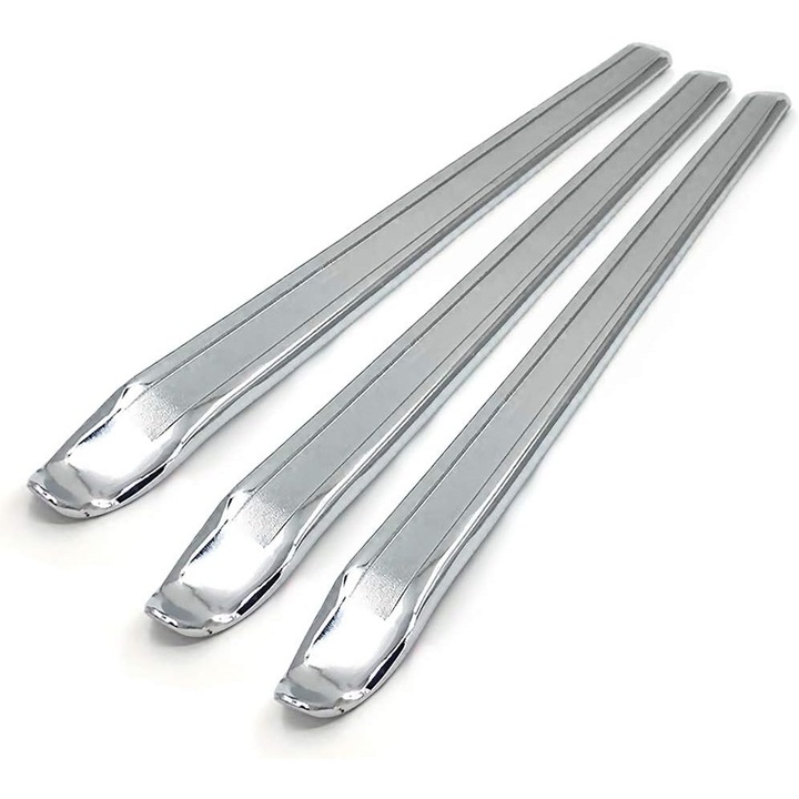 Set 3 leviere anvelope otel aliat dur, cromat, 20x3cm