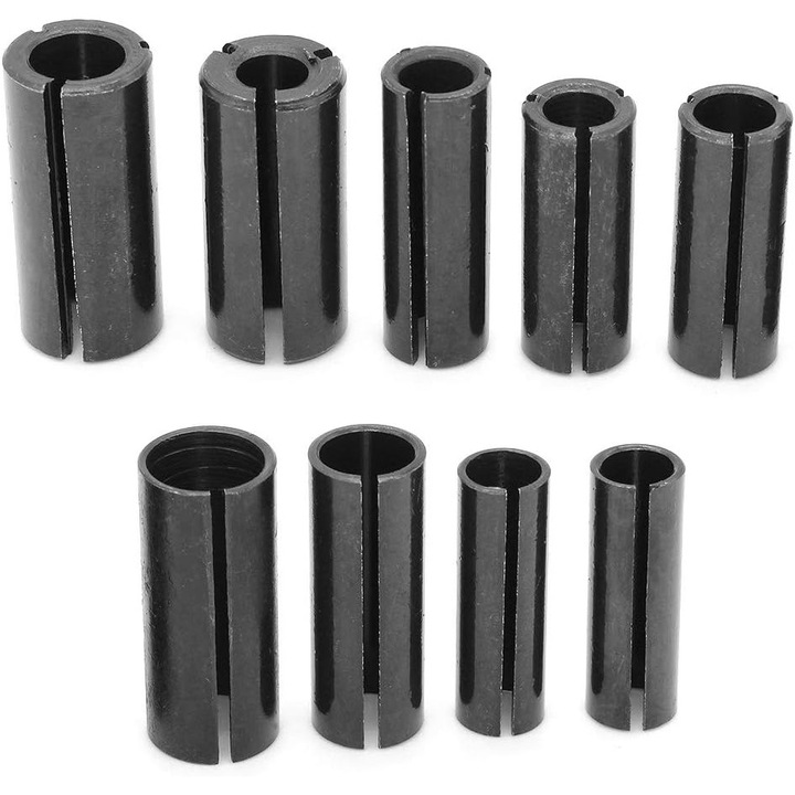 Set adaptoare pentru mandrina frezei, 9 piese otel flexibil
