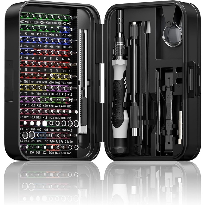 Enforose csavarhúzó készlet, 3 rétegű, ergonomikus fogantyúk, színkódolt