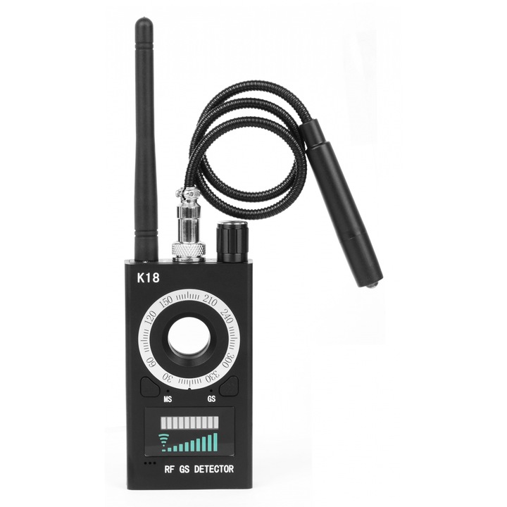Detector de ascultare, camera ascunsa si localizator GPS Bentech K18
