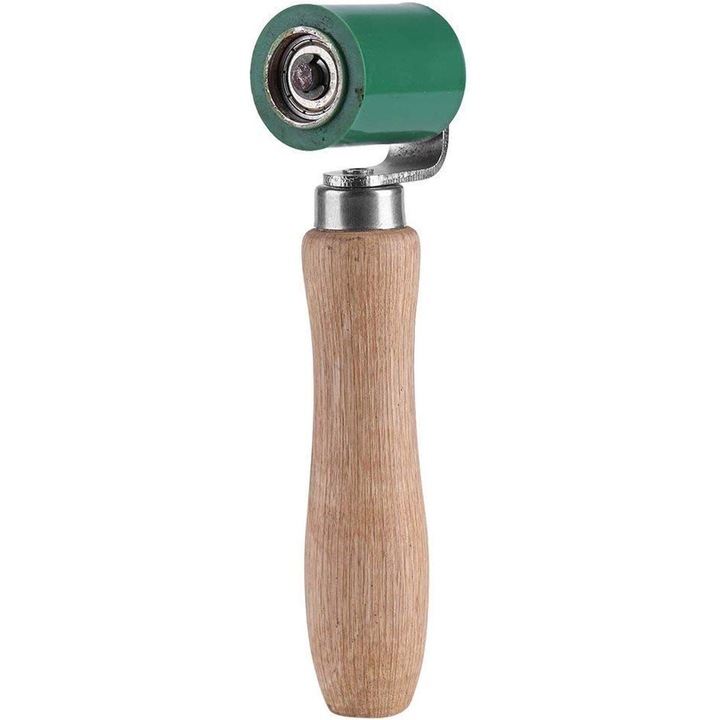 Szilikon nyomóhenger 40 mm, magas hőmérsékletnek ellenálló, fa fogantyúval, hegesztőgépek tartozékai