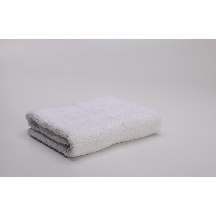 Prosop de fata, ET COLLECTION, Ashley, 50X85 cm, Alb, 70% Bumbac, 390 GSM