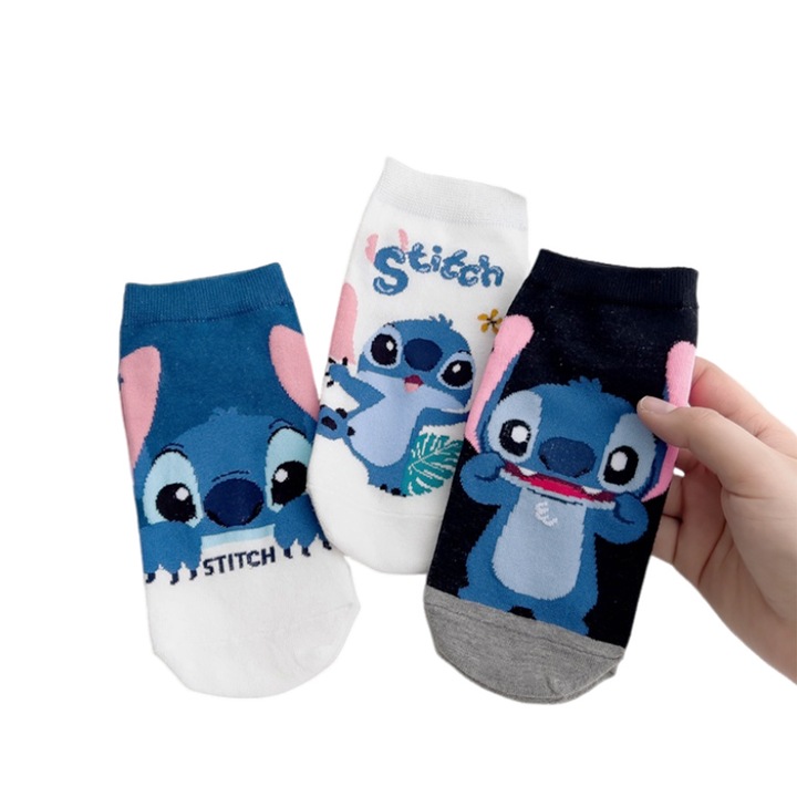 Set 3 perechi sosete copii TREXORA, multicolor, confortabile, din bumbac, One-Size