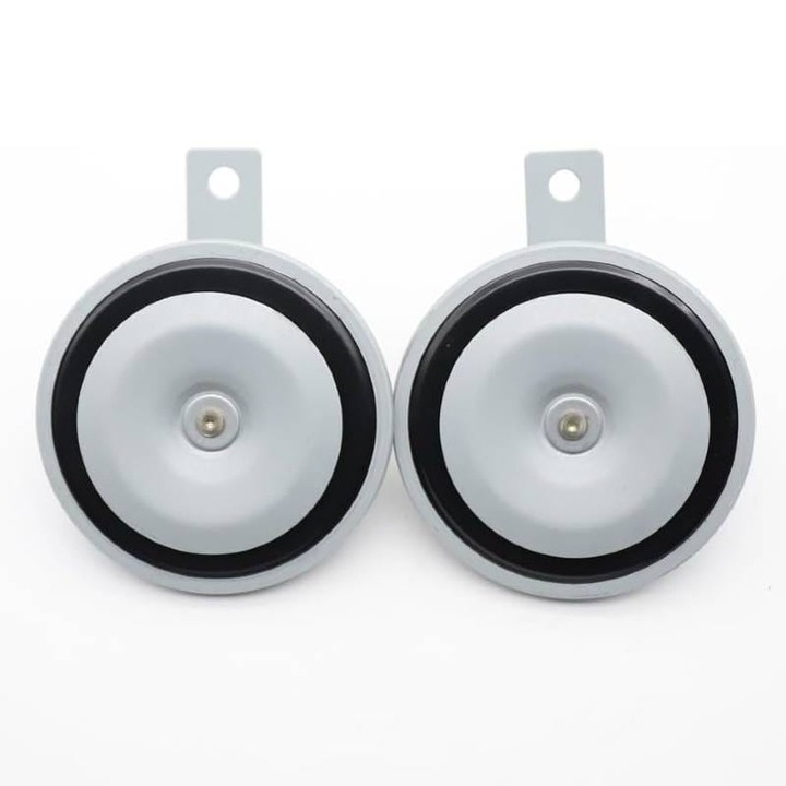 Claxon universal 12V, montare grila, 97mm, set 2 bucati