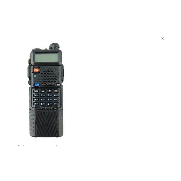 Baofeng UV-5R HTQ 3800 USB-C радиостанция, черна, 5W, безжична