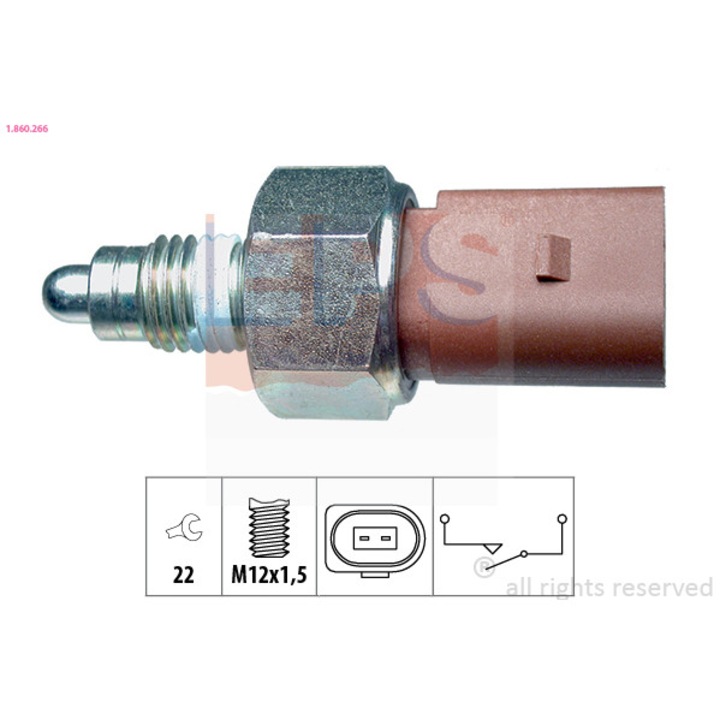 Kapcsoló, tolatólámpa EPS 1.860.266