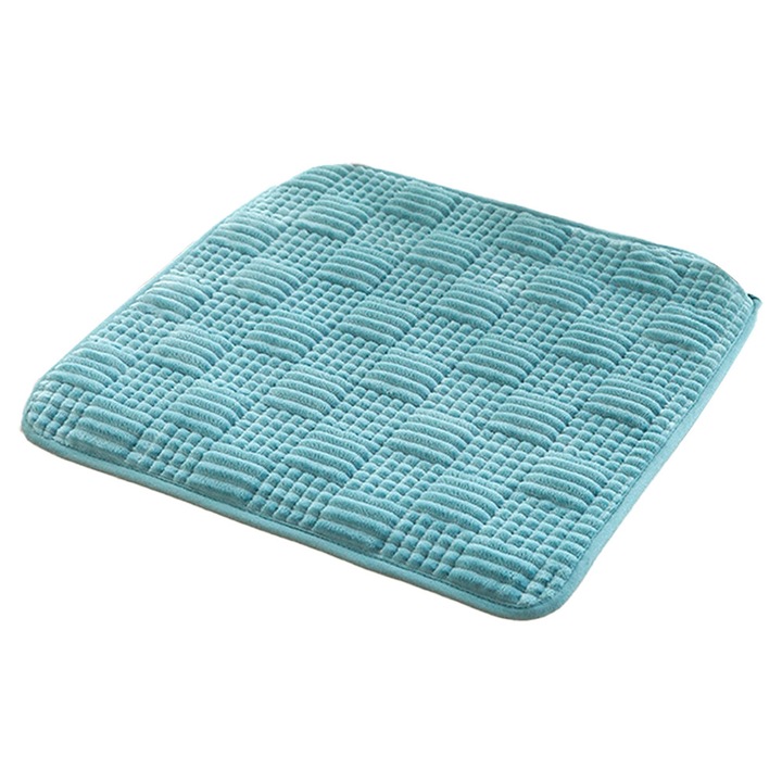 Perna de sezut din spuma cu memorie antiderapanta, structura tip fagure, perna de sezut din spuma cu memorie premium pentru confort si benzi, perna pentru scaun/sezut 15 "7" x 15 "7", Stil 1
