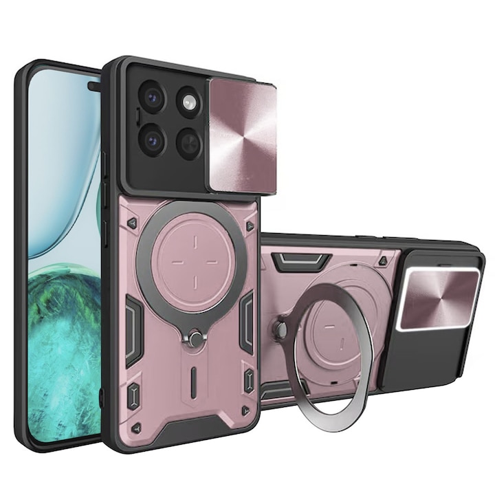 Honor X8c, S66, polikarbonát, rózsa arany tok