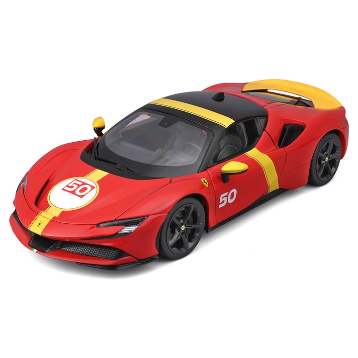Macheta Ferrari SF90 Stradale Assetto Fiorano #50 - 1/18 Bburago