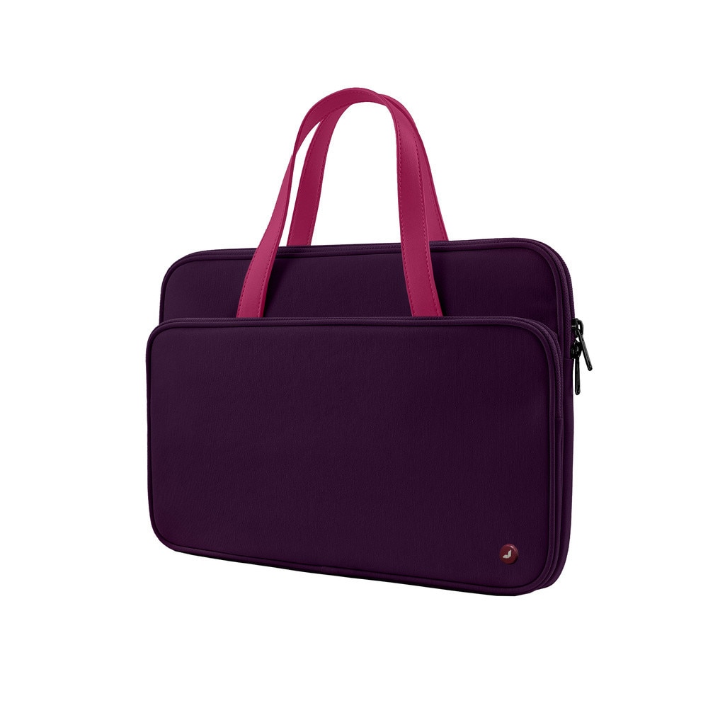 Geanta laptop JCPAL Milan Briefcase Sleeve 13"/14", violet