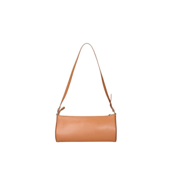 Roberta Rossi, Geanta de piele cu bareta de umar, Maro