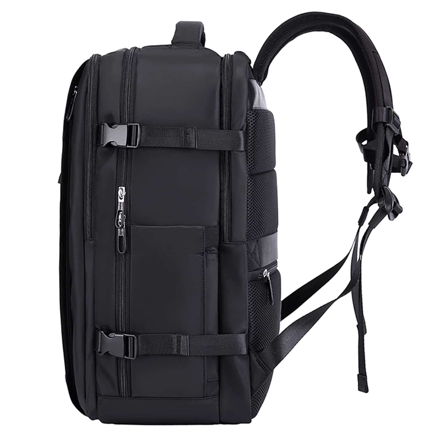 Rucsac Business Travel cu Port USB – pentru Laptop pana la 15.6” Impermeabil Spatios si Elegant compatibil WIzz Air si Ryan Air - negru