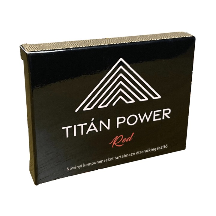 Supliment alimentar pentru stimularea erectiei, TITÁN Power red, 3 cps