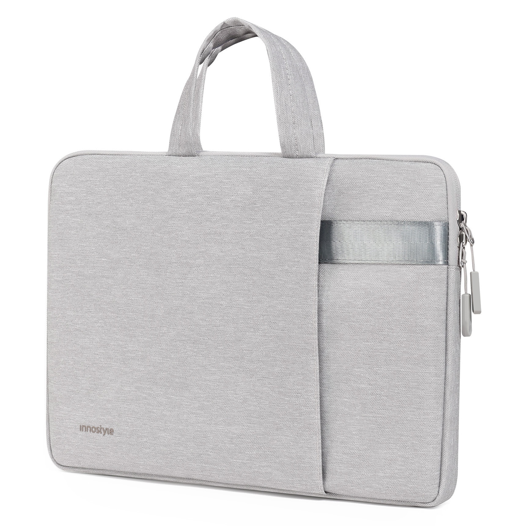 Geanta laptop impermeabila Innostyle DailyFlow 16", gri, design ergonomic, ultralight 290g