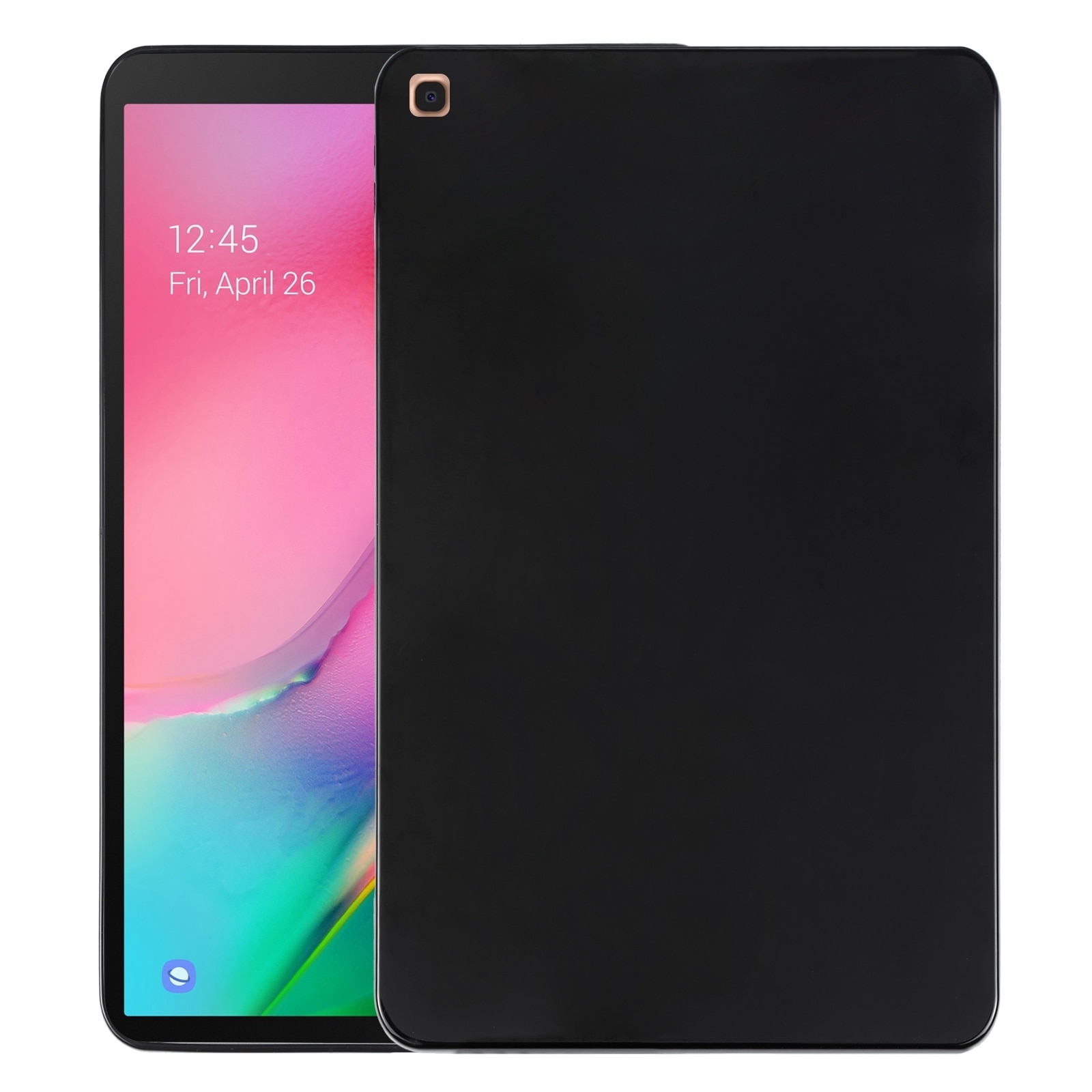 Husa tableta compatibila cu Samsung Galaxy Tab S5e, TPU, carcasa neagra