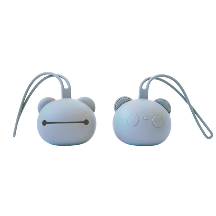 Punga de suzeta, punga de depozitare a suzetelor din silicon - KIDKOOL Albastru