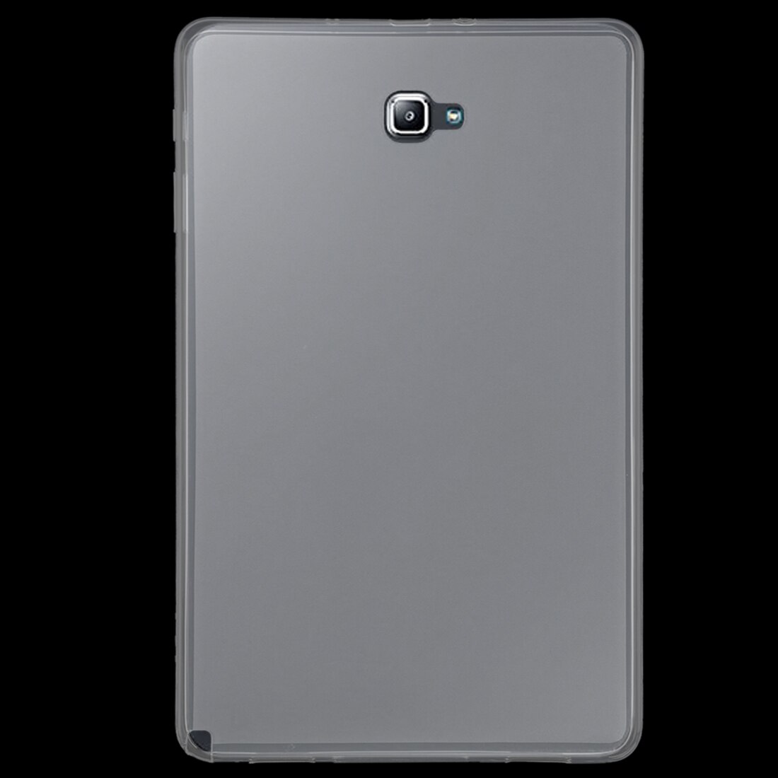 Husa tableta pentru Galaxy Tab A 10.1, 2016, TPU subtire 0.75mm, design mat/stralucitor, protectie moale, transparenta