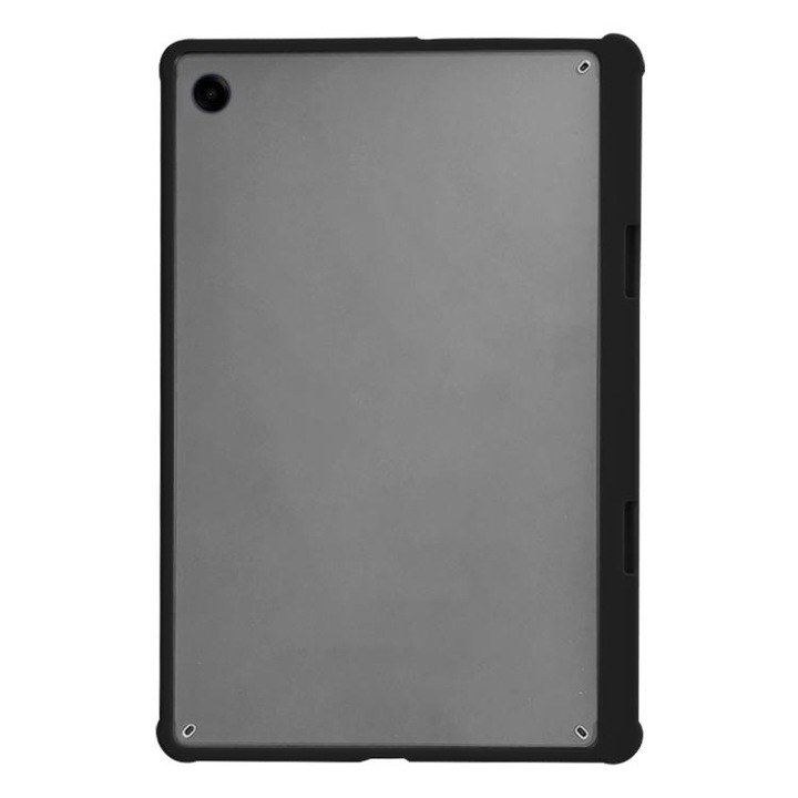 Husa tableta compatibila cu Samsung Galaxy Tab S9 FE, acril/PC mat, cu slot pentru pix, negru