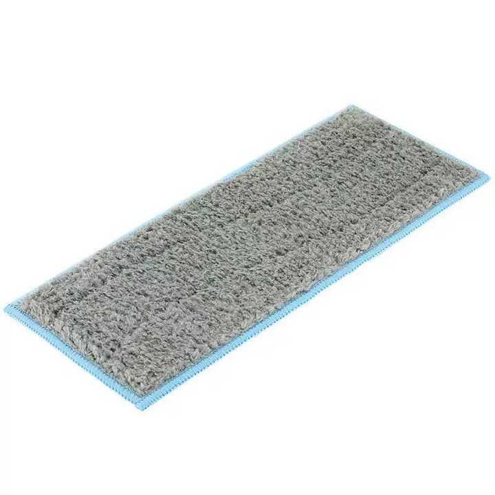 4 db szürke mikroszálas felmosófej készlet, tartós, nedvszívó, 30x10cm