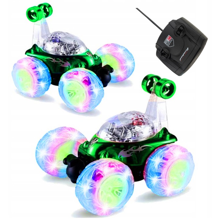 Masina mare Twister Acrobat 360° – FOTOROB Control de la distanta, Drift, LED, Sunet, Raza de actiune 20 m
