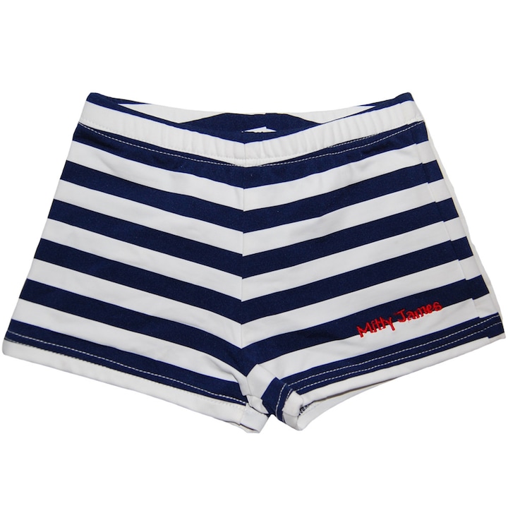 Mitty James Navy бели райета слипове, Бял/Тъмносин