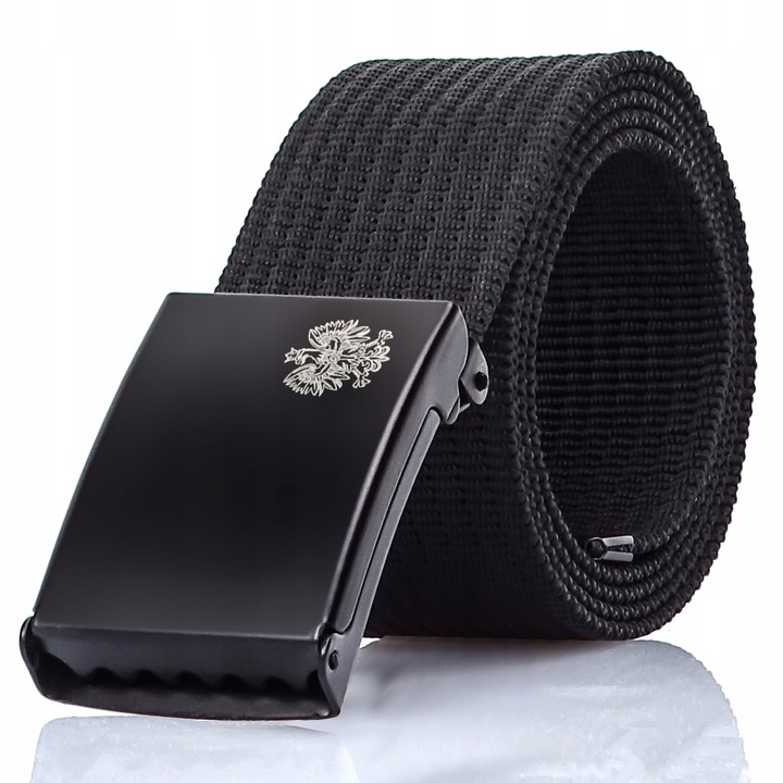 Curea barbati, Textil, Negru, Gracio PP-50, Negru, 165