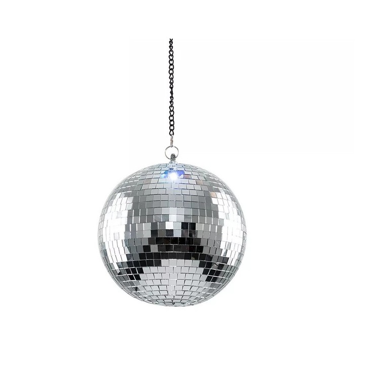 Glob Disco Decorativ cu Oglinzi Reflectorizante Ø25cm pentru Petreceri si Evenimente