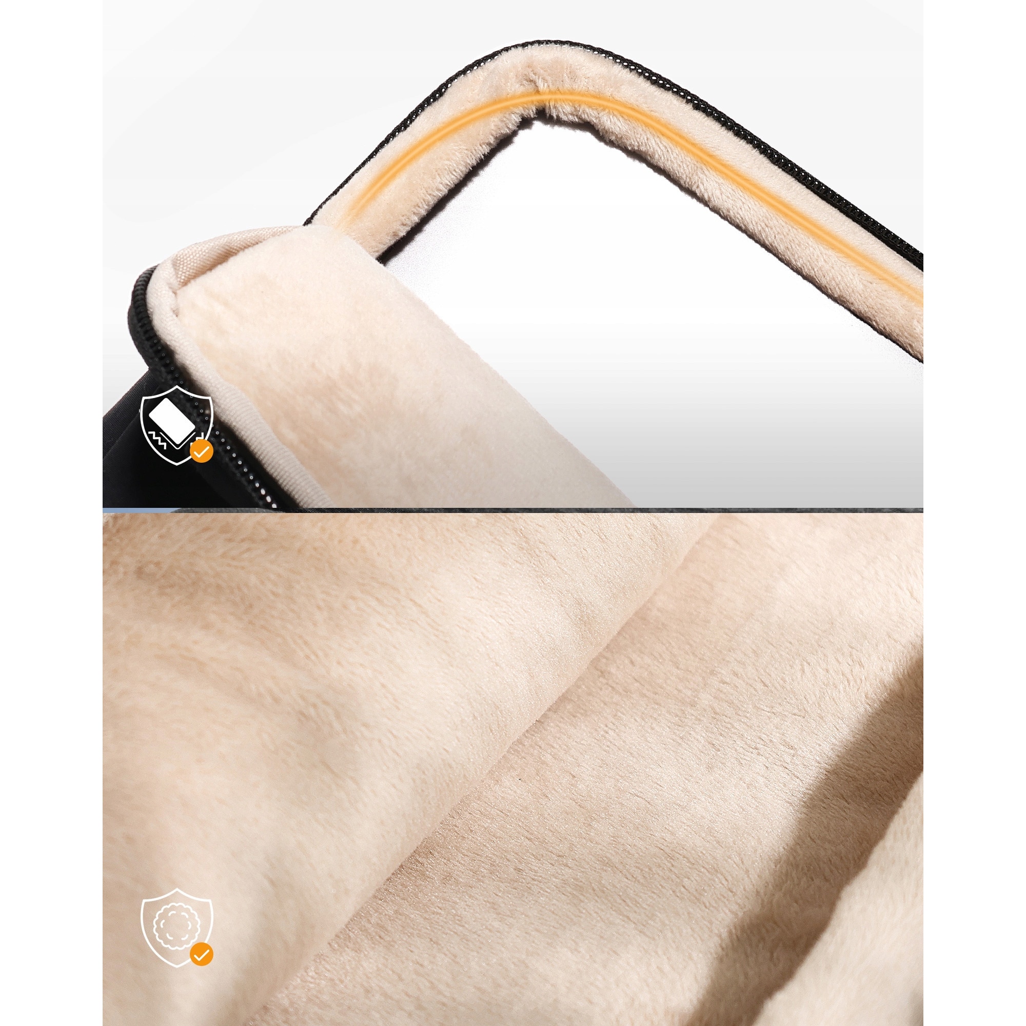 Geanta laptop impermeabila Stratus Sleeve, 15.6-16", neagra, design ergonomic, usoara 350g