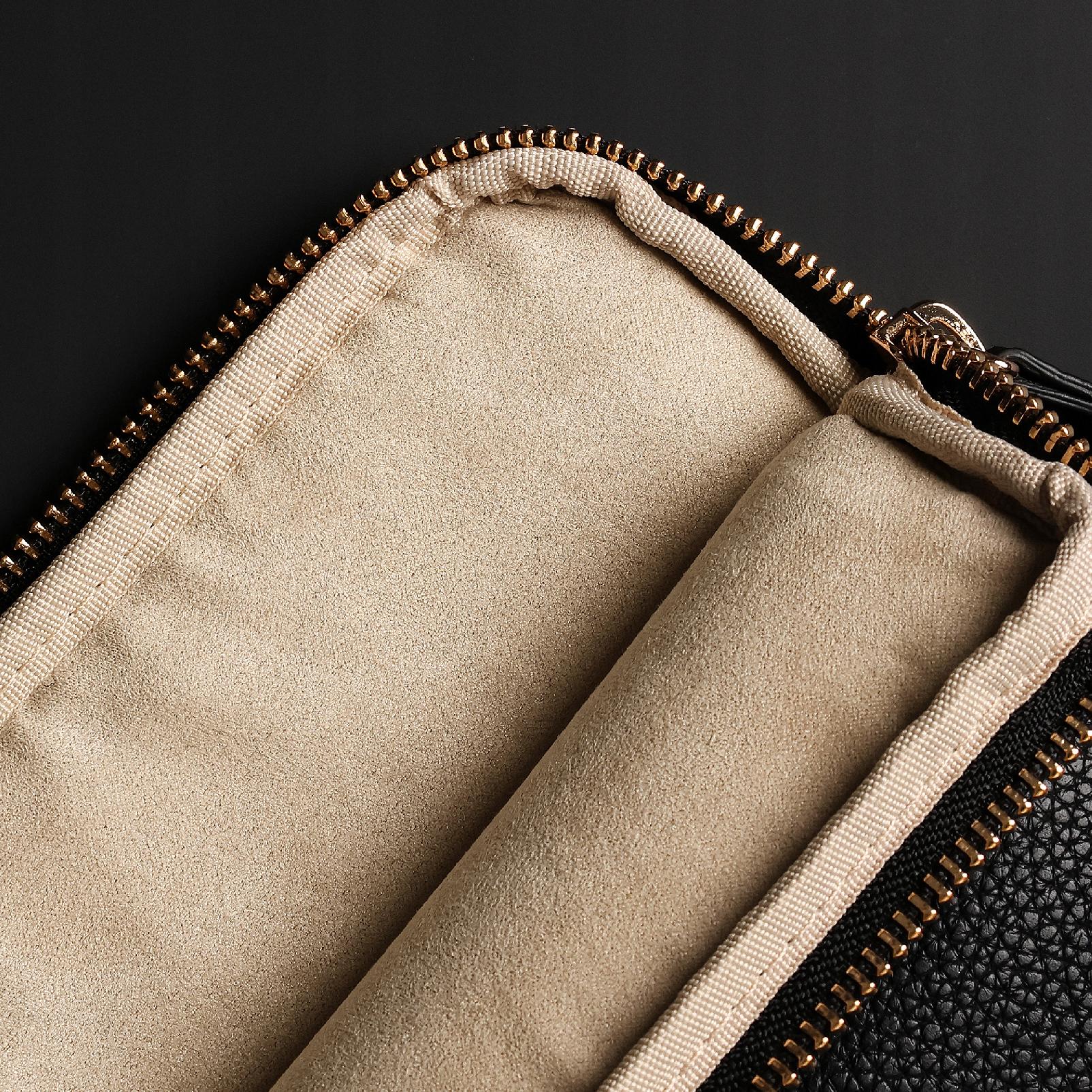 Geanta laptop impermeabila LuxLeather, 14", neagra, design ergonomic, ultra-usoara 220g