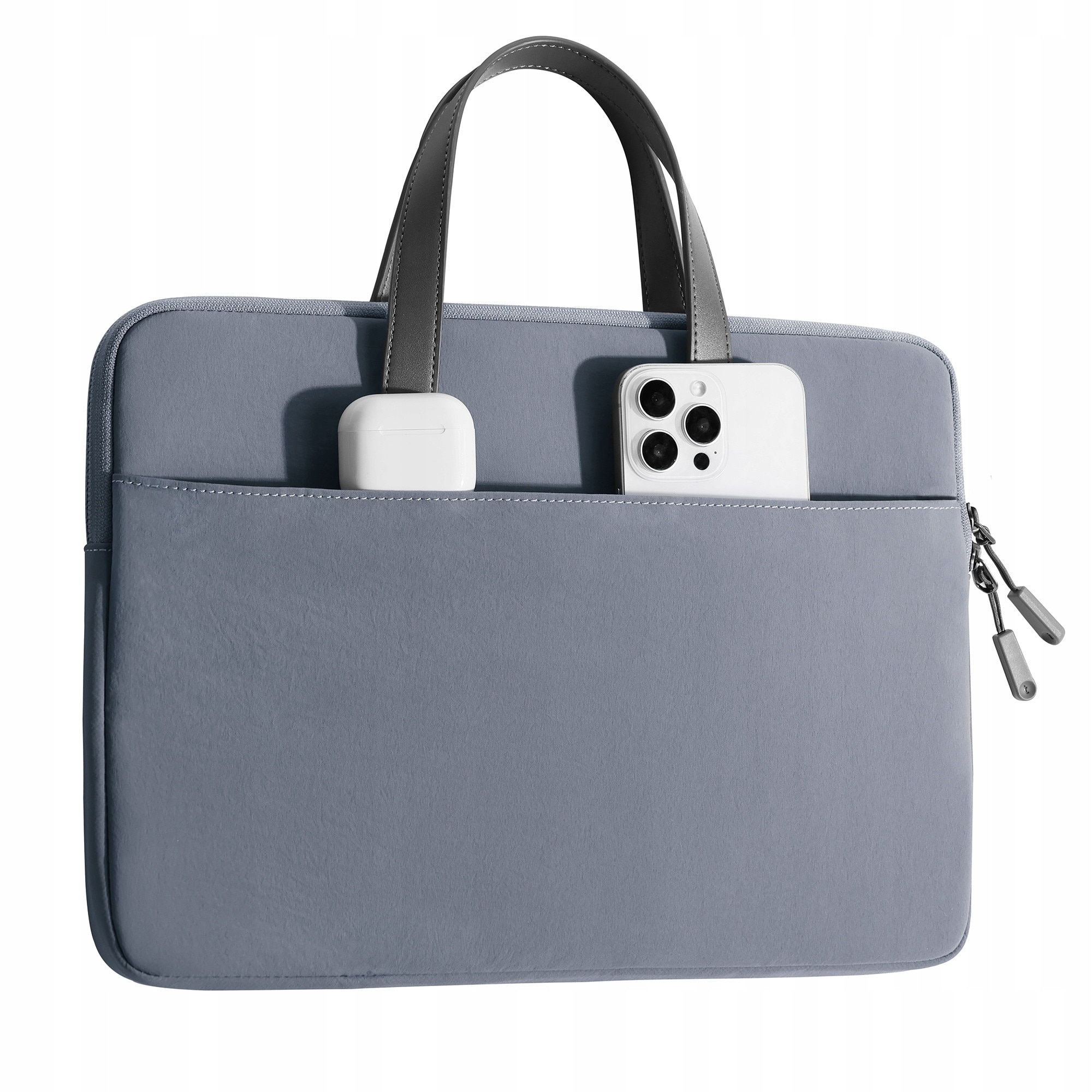 Geanta pentru laptop Innostyle CarryLite Slim impermeabila, 15.6-16", gri, design ergonomic, usoara (380g)