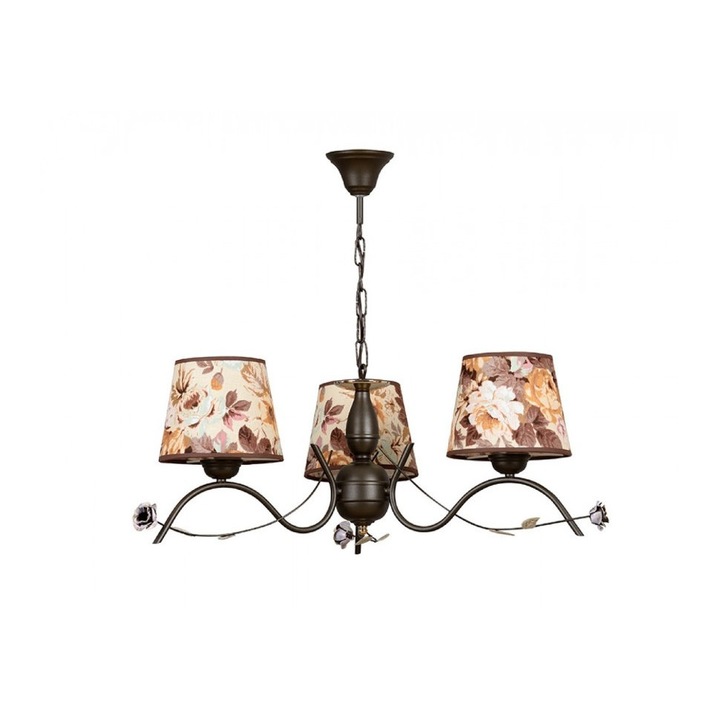 Полилей EMIBIG , OXANA , 3 крушки, флорални мотиви