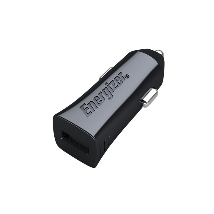 Висококоачествено Зарядно устройство за кола ENERGIZER HT QC с Micro USB кабел, 1xUSB, Черно