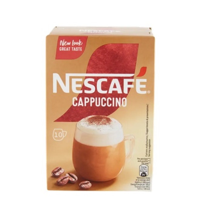 Cappuccino solubil Nescafe 10 plicuri-140g