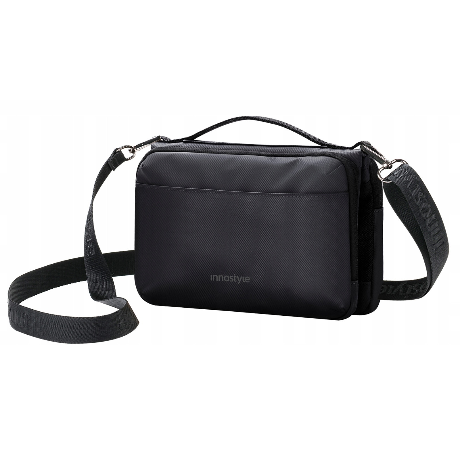 Geanta laptop impermeabil de umar FlexiCarry, 2L, design ergonomic, material DuPont 1680D, negru, 23x16x4cm