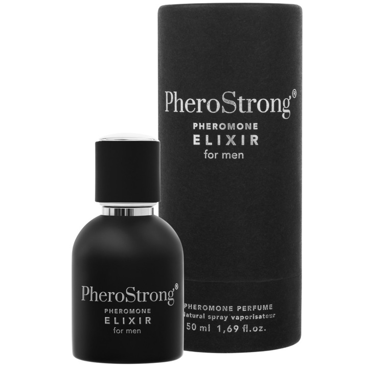 Parfum de tip elixir cu feromoni, PheroStrong Men, 50 ml