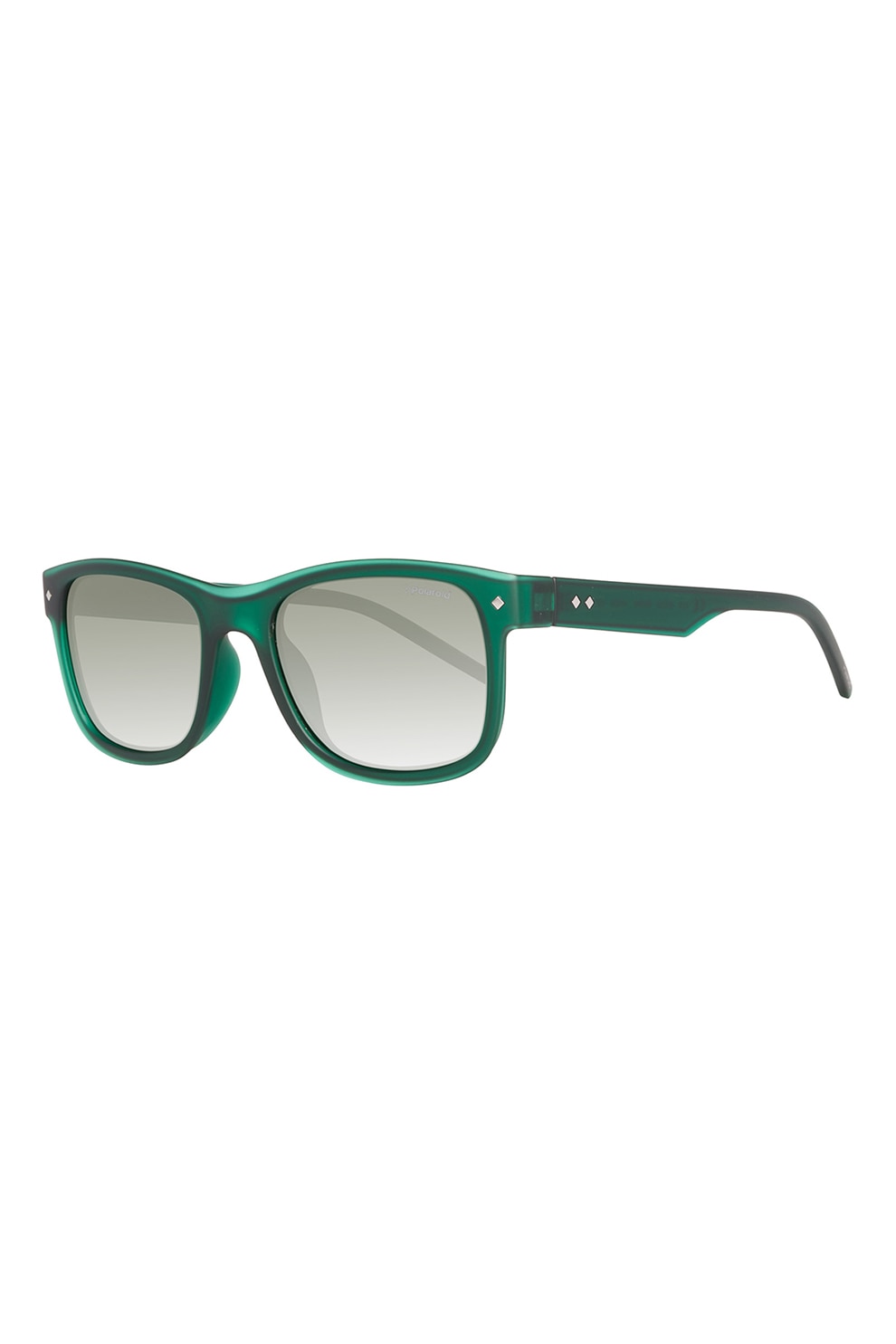 Polaroid, Ochelari de soare patrati cu lentile polarizate, Verde inchis, 47-18-130