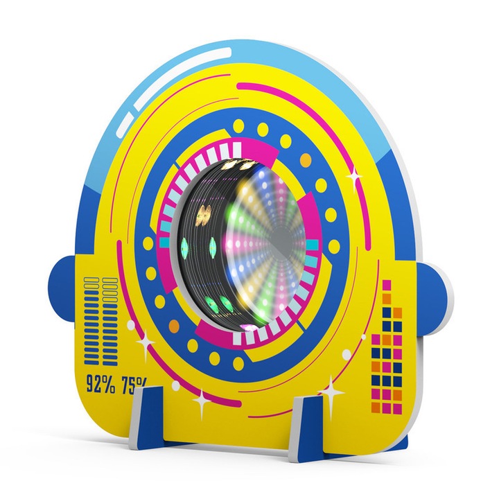 Комплект 3D пъзели Umetoop, цветни илюстрации, без лепило, за деца и възрастни