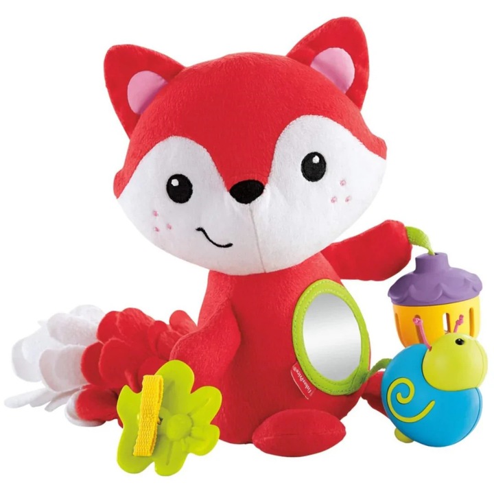 Plüssjáték, Fisher-Price, róka modell, szenzoros