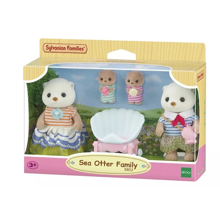 Комплект фигурки Sylvanian Families, 3 фигурки, различни цветове