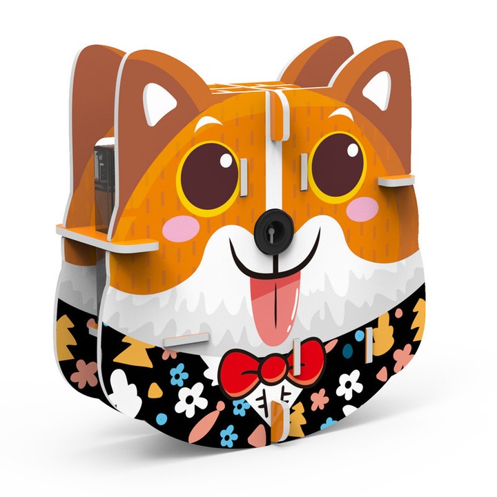 Umetoop 3D образователен пъзел, научно-експериментални играчки, камера с мехурчета, развиване на ръчни умения, цветна илюстрация, без лепило, комплект детски играчки