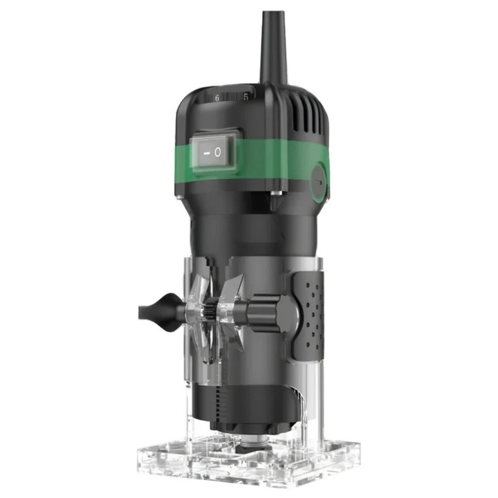Elektromos famaró, 800 W, 6 sebességes, 6, 35 mm-es befogópatron, EU A készlet