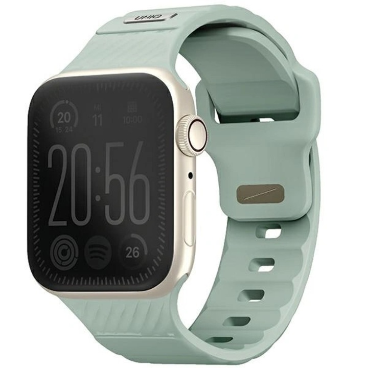 Каишка за Apple Watch, Uniq Stride, 38/40/41 мм, водоустойчива, устойчива на атмосферни влияния, ментово зелена